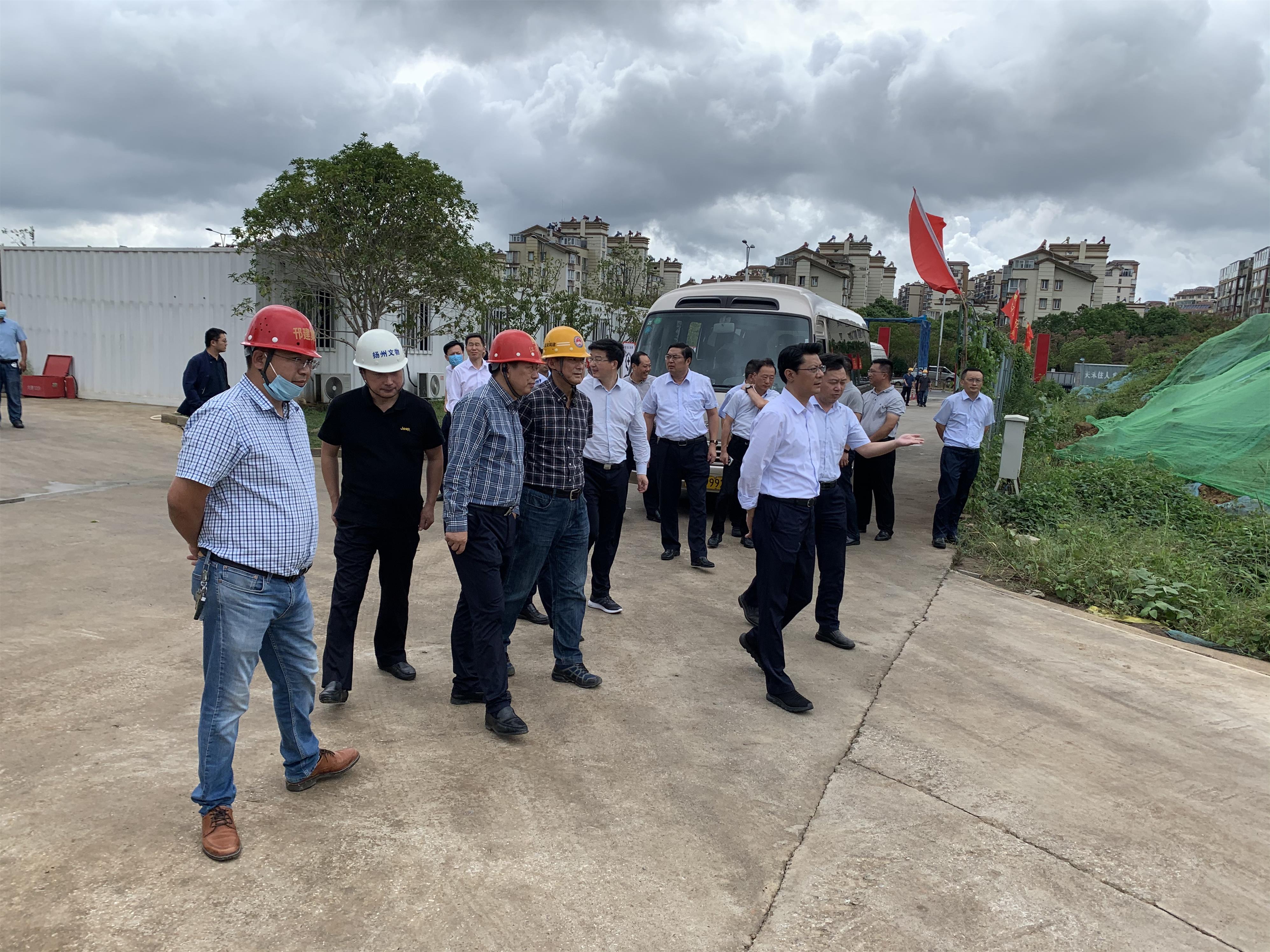 圖1-2、王進(jìn)健市長(zhǎng)檢查隋煬帝墓遺址公園項(xiàng)目防汛抗臺(tái)工作.jpg